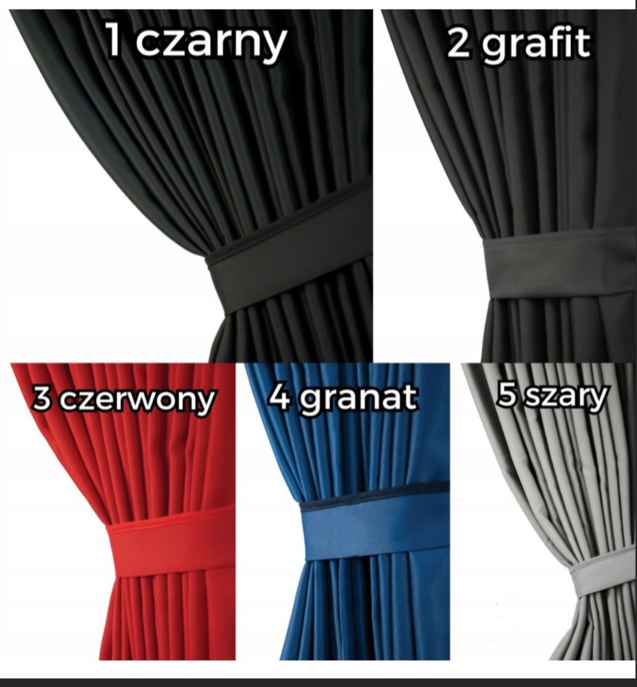 SPRZEDAM Zasłony do busa