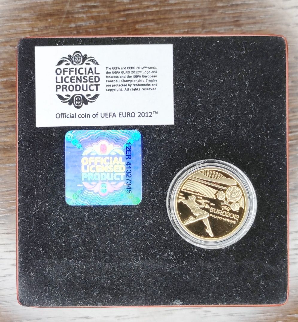 Złota moneta 100 zł EURO 2012