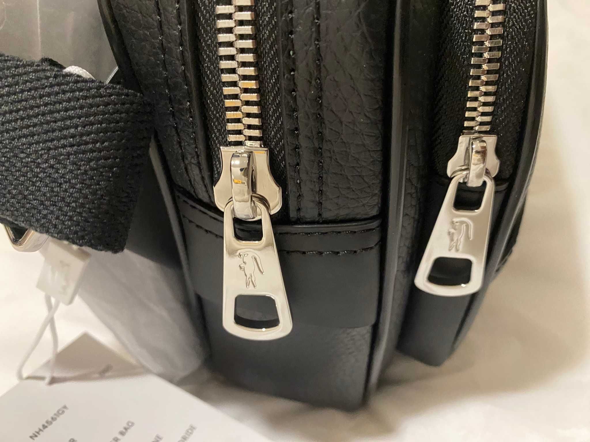 Lacoste Noir Angy Reporter Bag