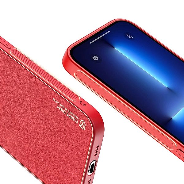 Dux Ducis Yolo eleganckie etui pokrowiec ze skóry ekologicznej iPhone