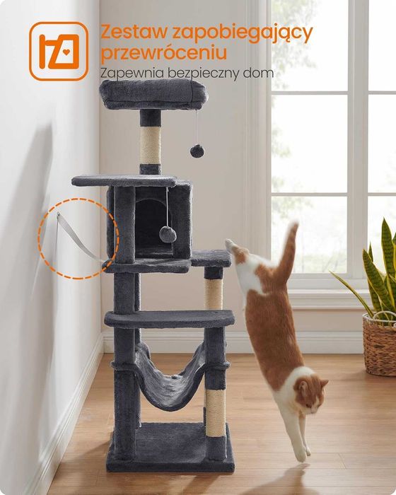 Drapak domek legowisko słupek dla kota duzy XXL NOWY kot