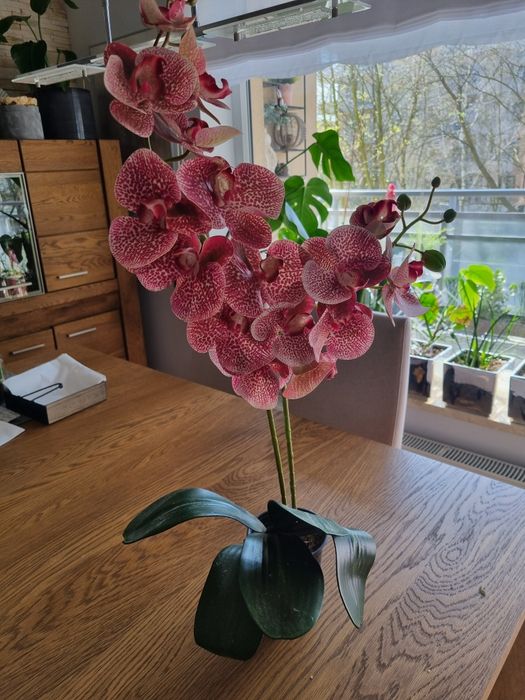 Sztuczny storczyk w kolorze rozowym