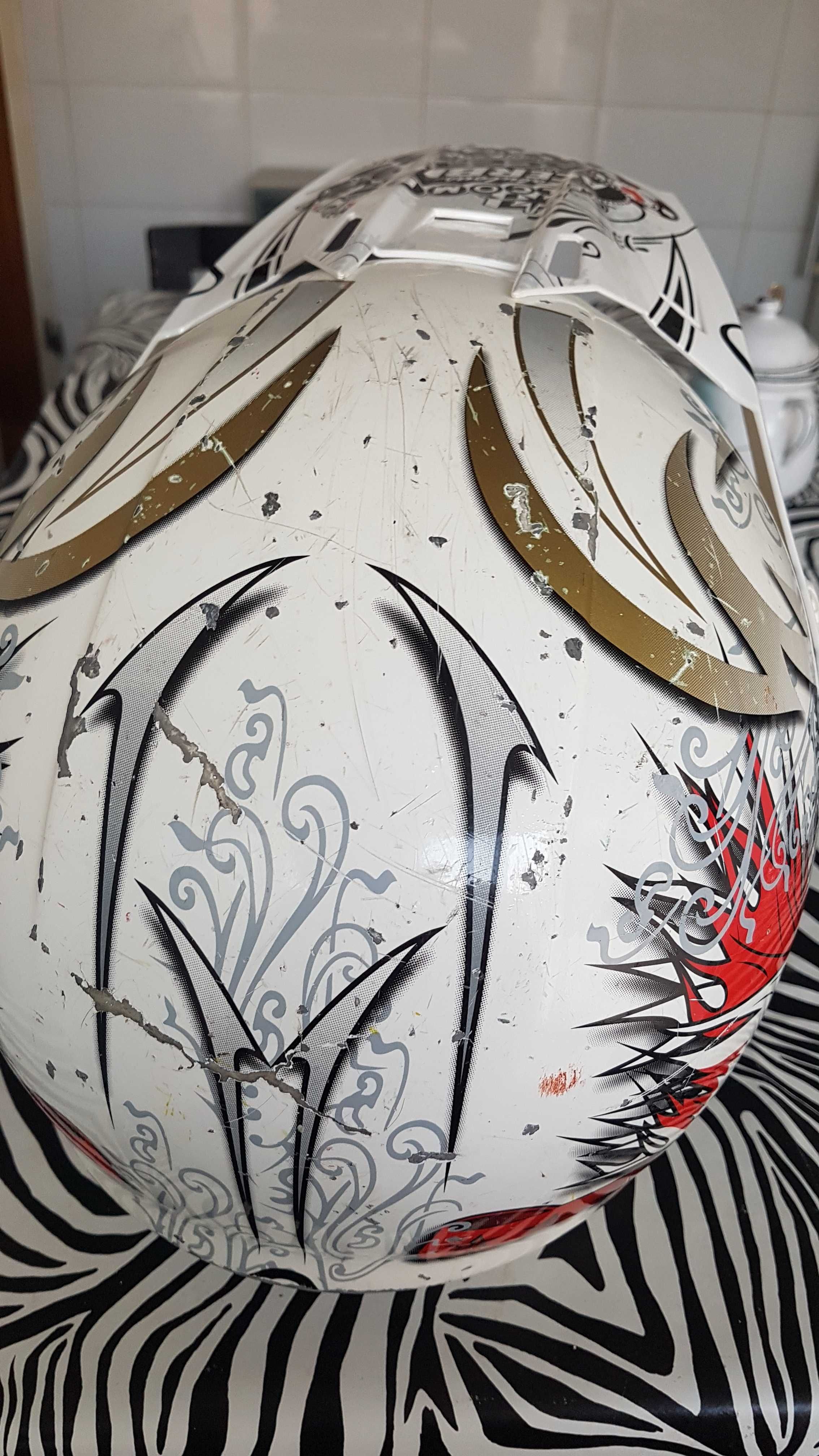 Capacete integral Acerbis motocross