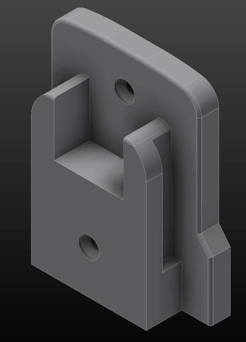Uchwyt na baterie Milwaukee M18 – mocowanie ścienne | Druk 3D