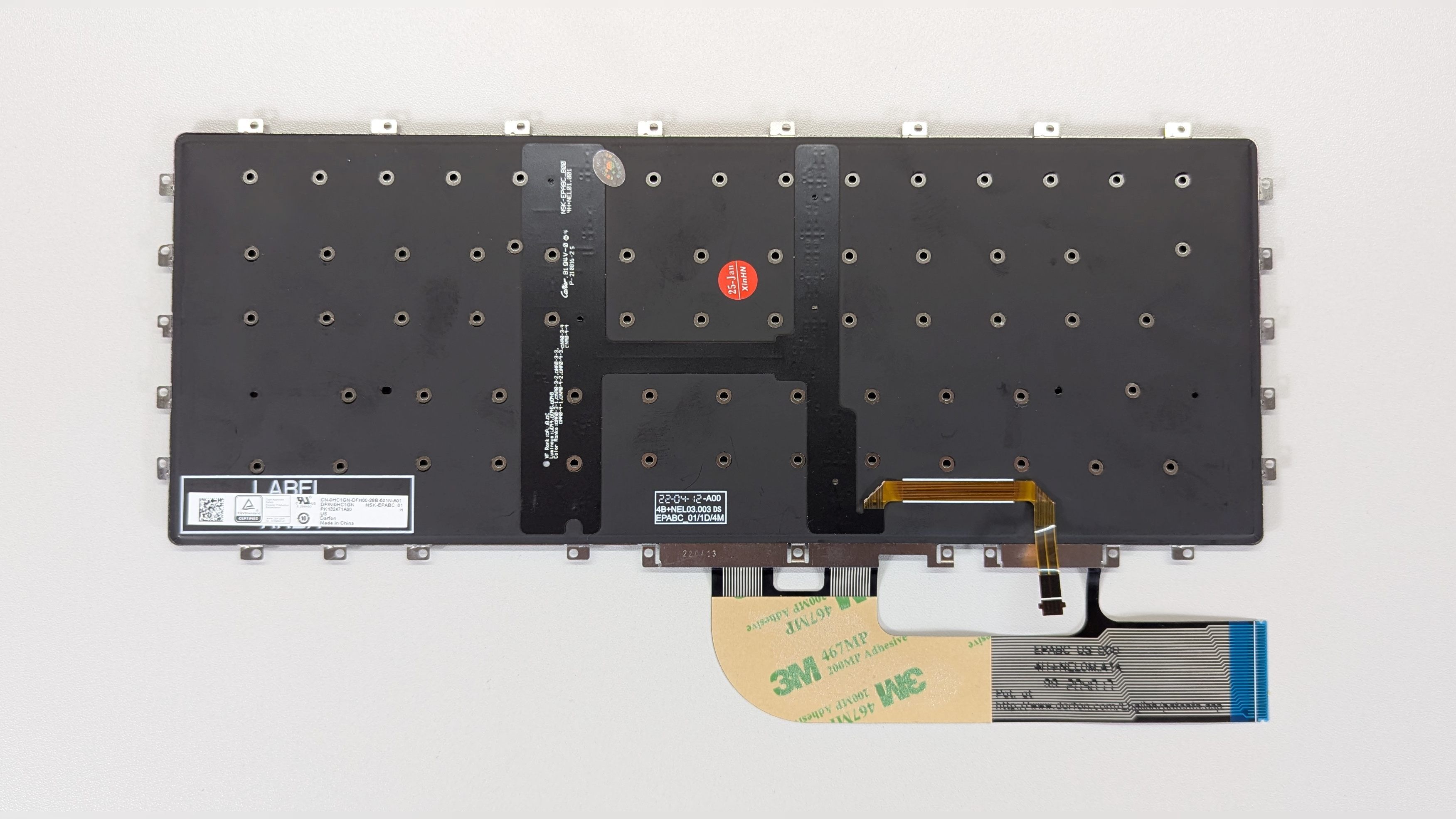 Клавіатура Dell xps 15 9575 2in1, precision 5530 2in1, 7590, m5540