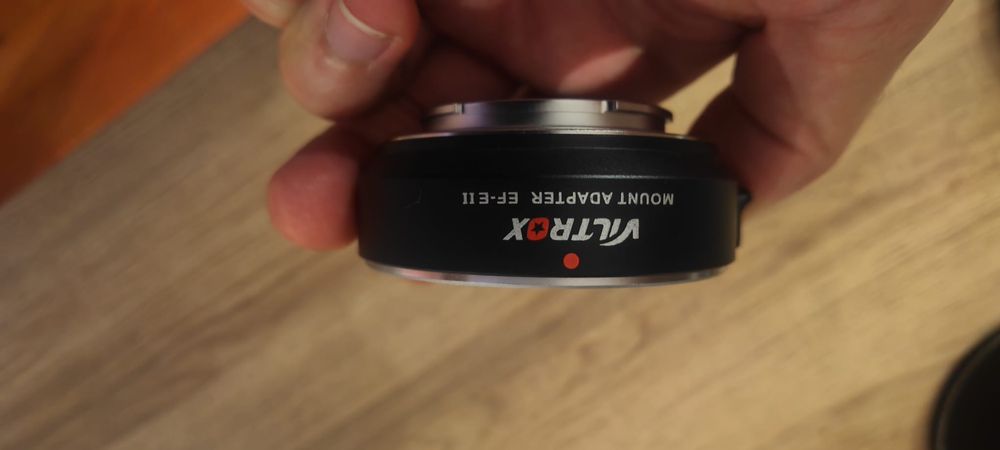 Viltrox adaptador lente canon