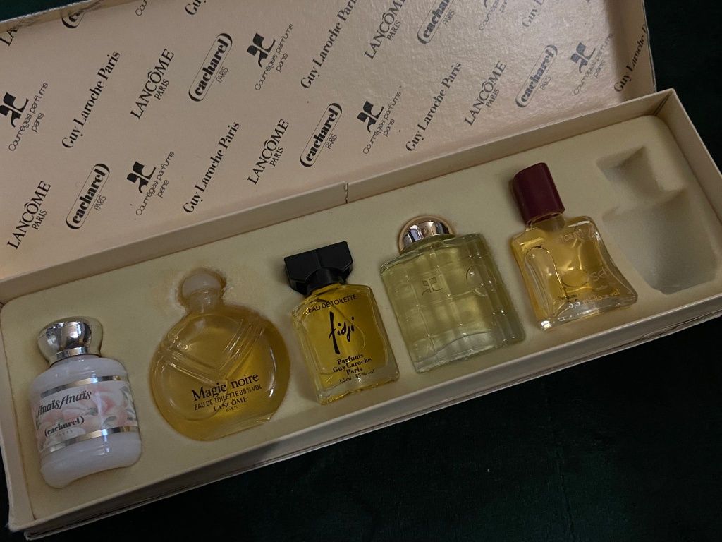 Zestaw miniaturek perfum Parfums Paris oryginalne pudełko