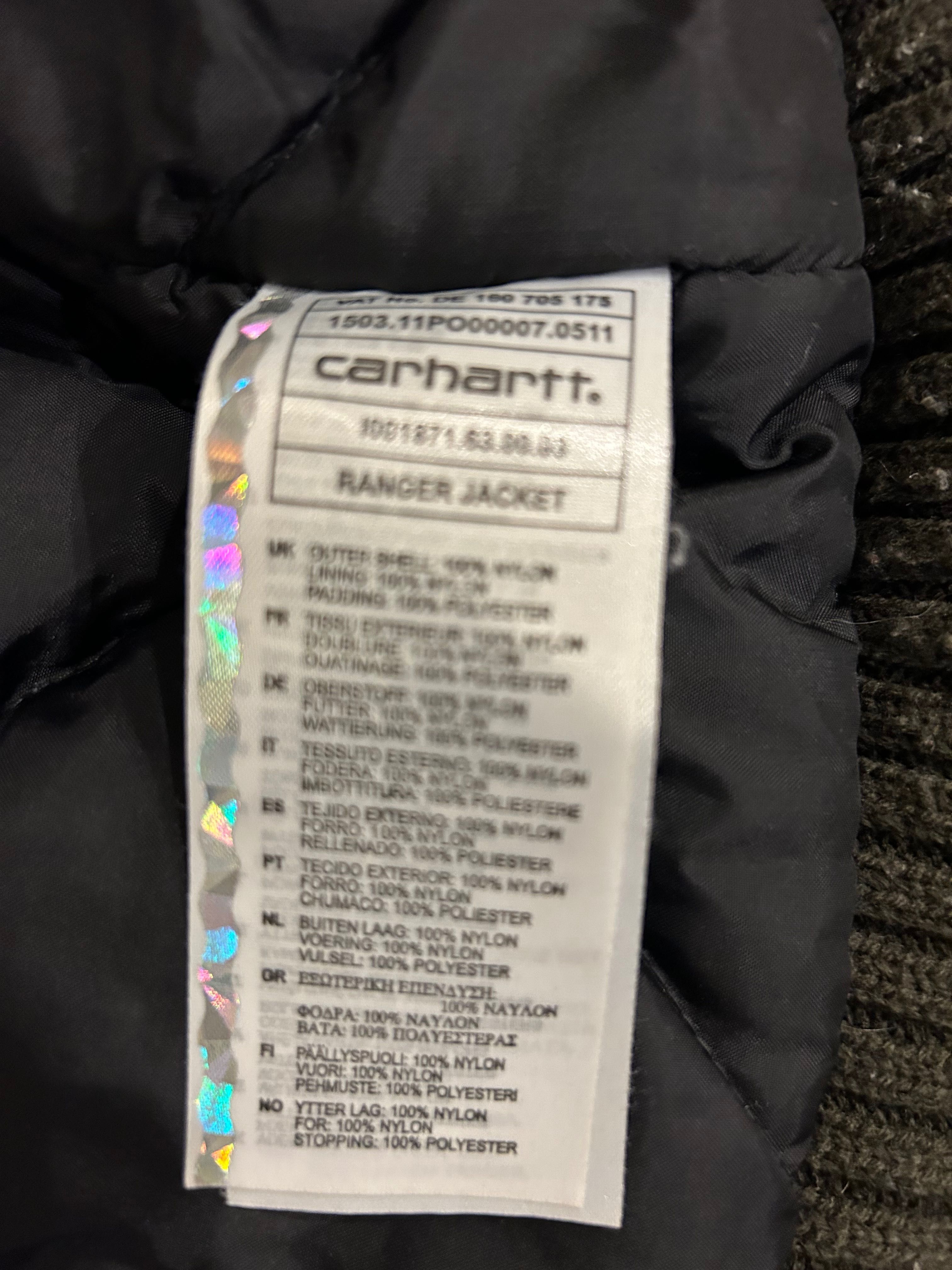 Carhartt Men's Khaki and Green Jacket