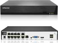 Rejestrator sieciowy system monitoringu Evtevision NVR 10-kanałowy 4K