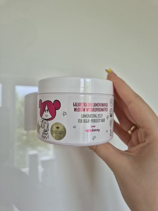 Galaretka do laminowania włosów wysokoporowatych Crazy Hair by Hiskin