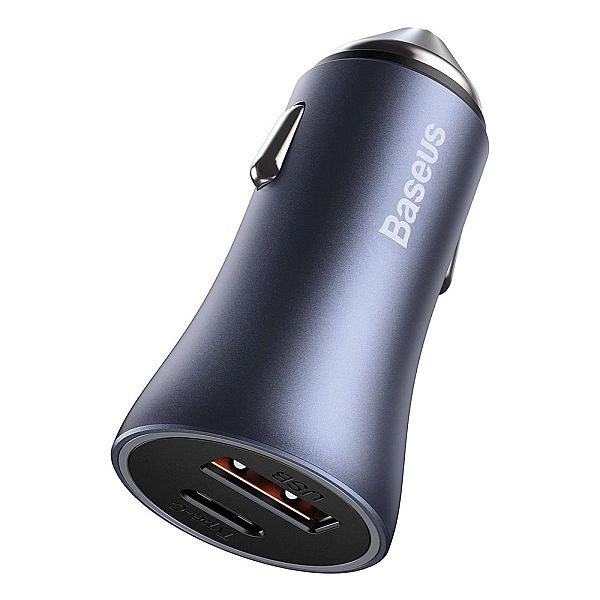 Szybka ładowarka samochodowa USB Typ C / USB 40 W Power Delivery 3.0 Q