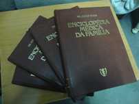 Lote de livros enciclopédia médica da Família