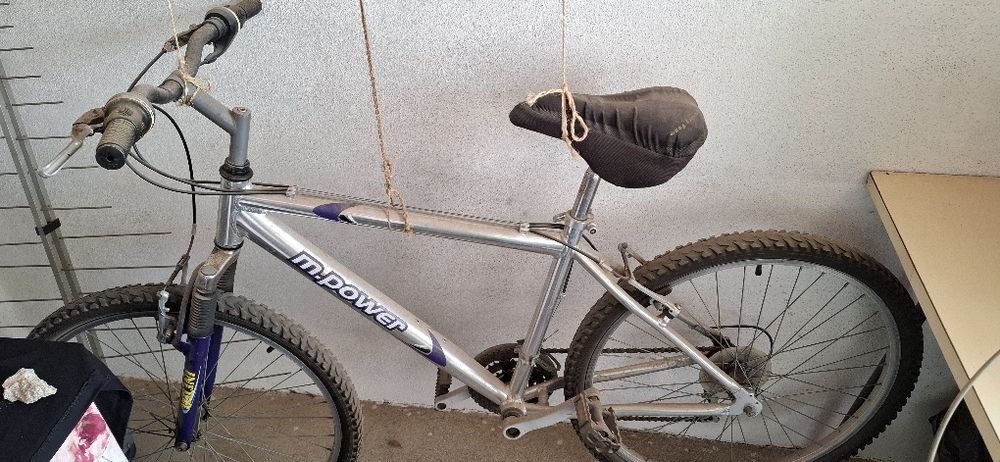 Bicicleta em funcionamento