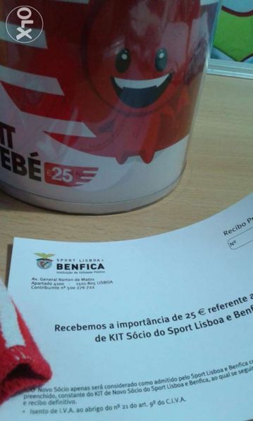 Kit bebé Benfica