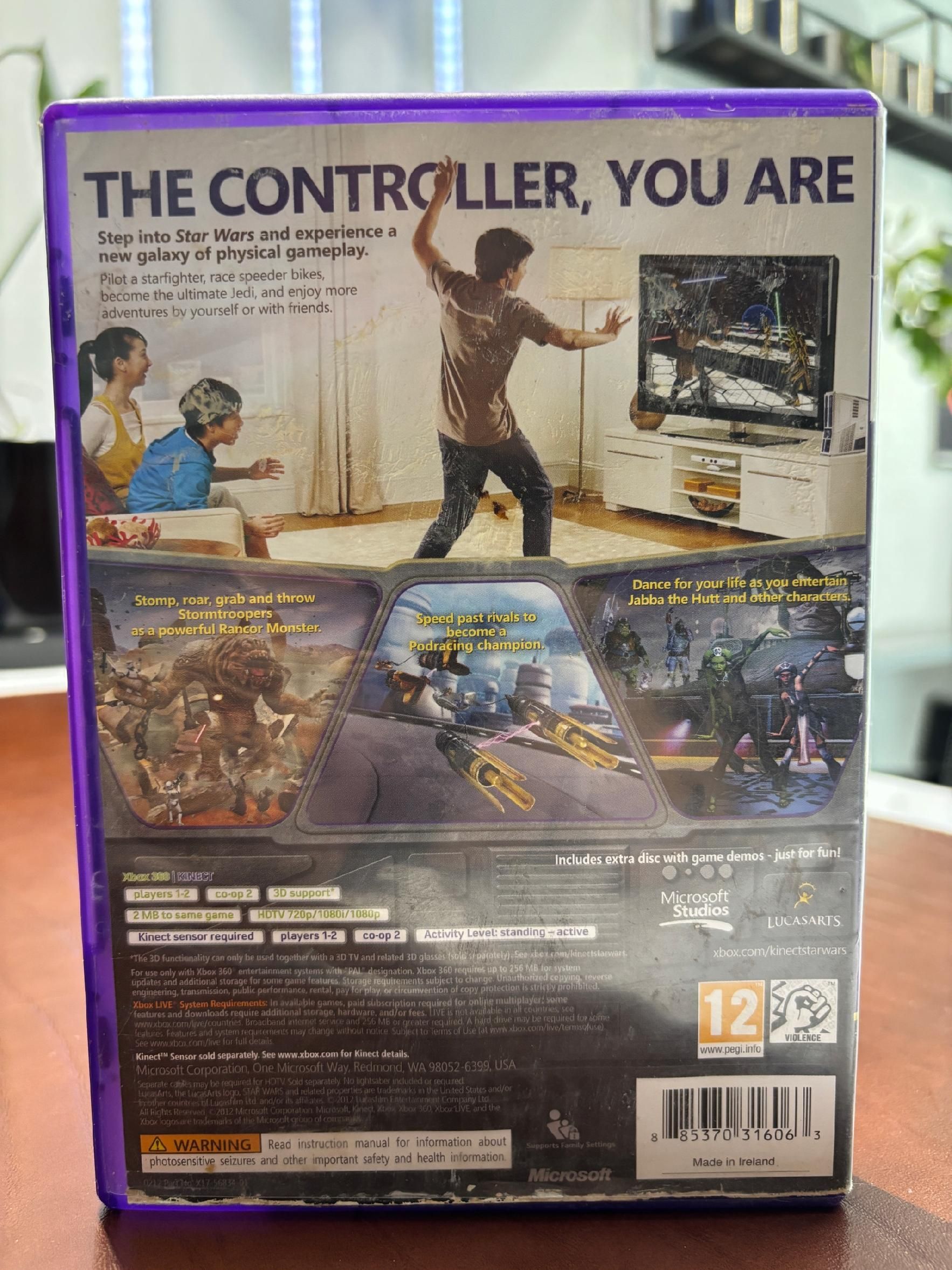 Xbox 360 Star Wars Kinect Po Polsku