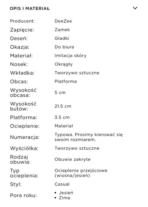 Botki Trapery damskie Deezee CCC
