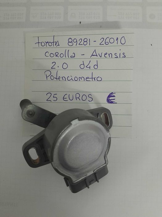 potenciometro  toyota