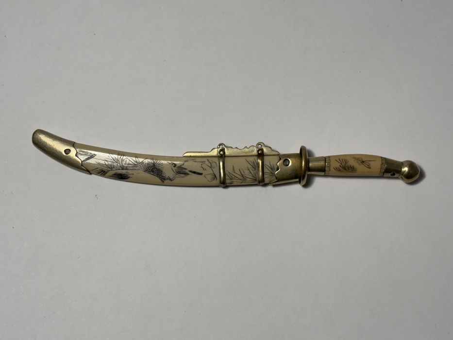 Ozdobny otwieracz do listów w stylu japońskim, 14,5 cm