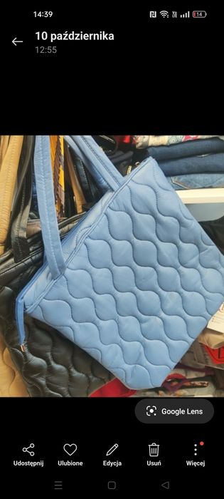 Torebka pikowana  shoperka