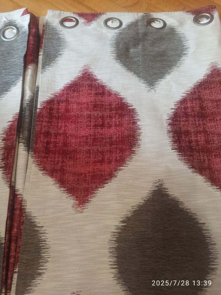 Штори 2 шт на люверсах Dunelm