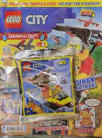 Nowa Gazetka Czasopismo Lego City Nr 1/2023 + Karty Helikopter Gazeta