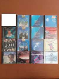 Zestaw płyt 15 (CD) (muzyka klasyczna, Carreras, Richard Clayderman)