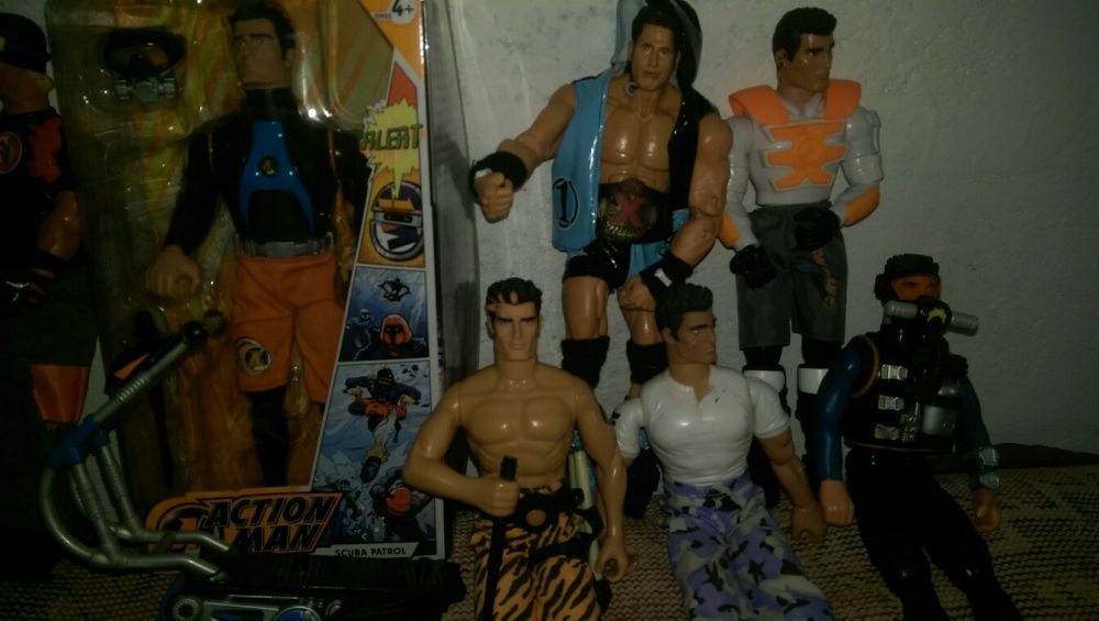 Action Man figuras e acessórios