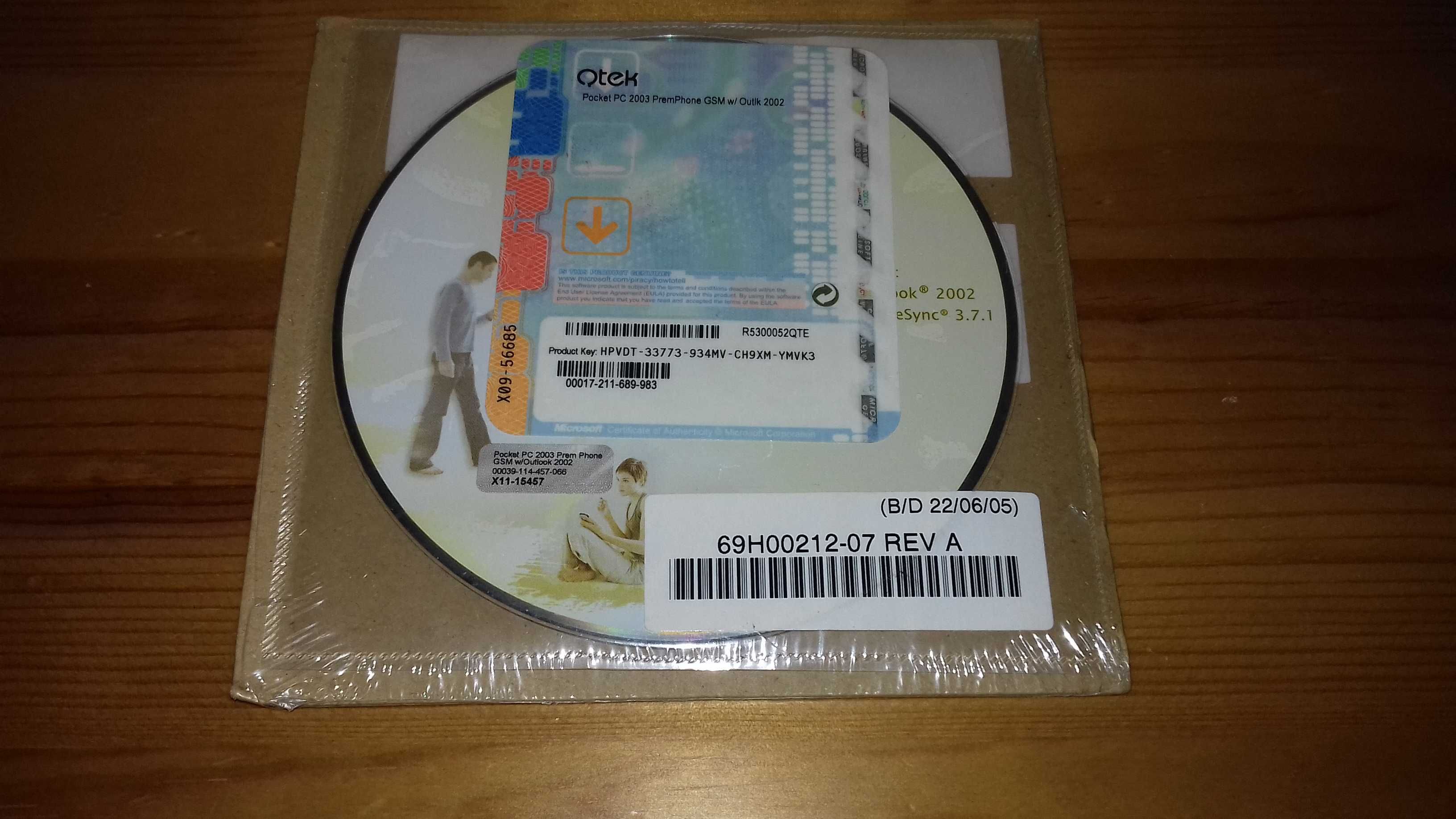 Software em CD para QTEK (Novo)