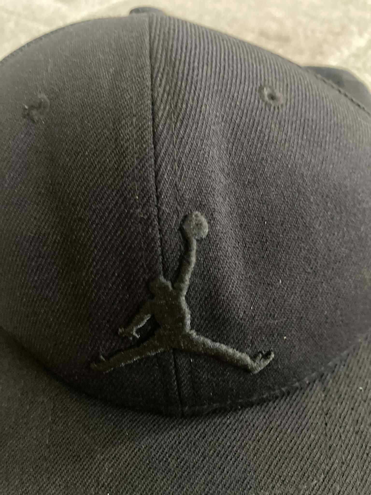 czapeczka Nike Jordan oryginalna - czarna JUMPMAN one size stan bdb
