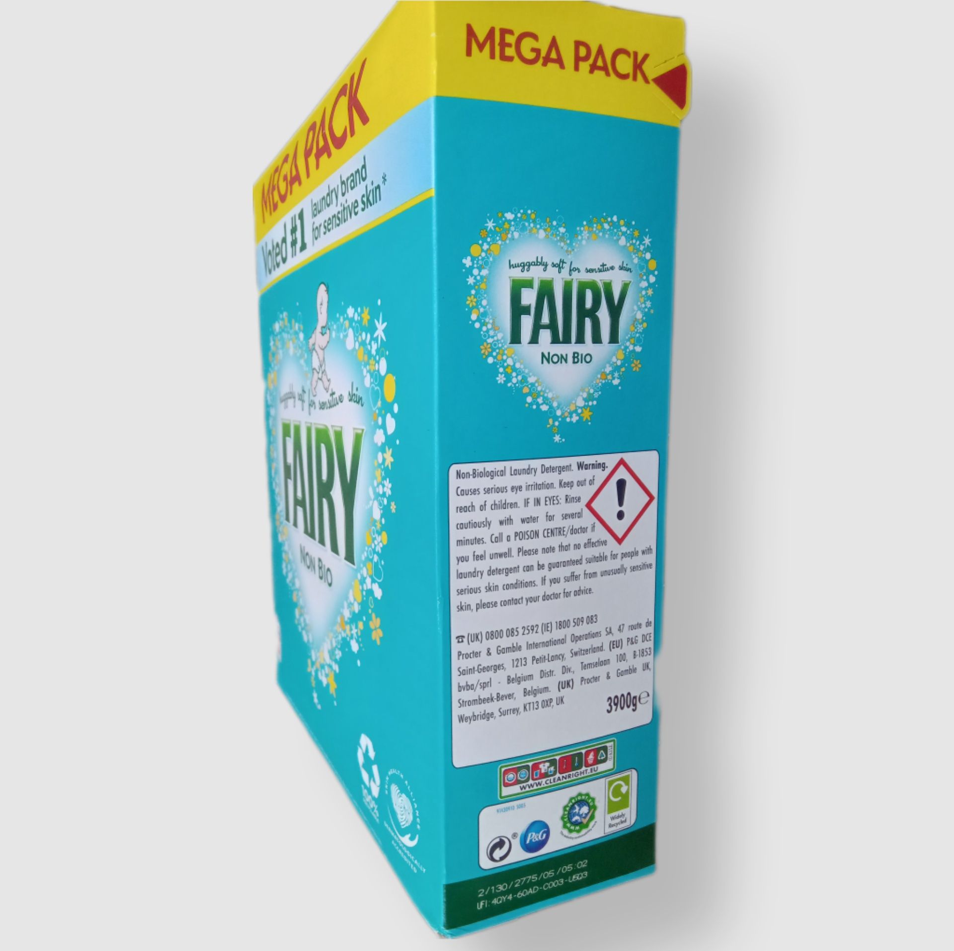 порошок для прання Fairy Non Bio 60прачок 3900кг