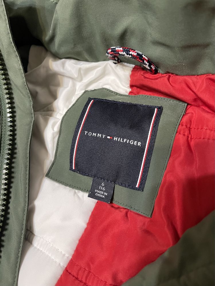 Детский зимний пуховик TOMMY HILFIGER