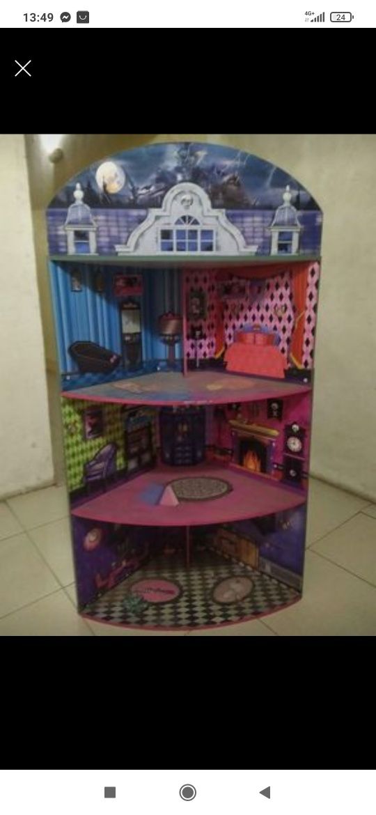 Casa bonecas monster high