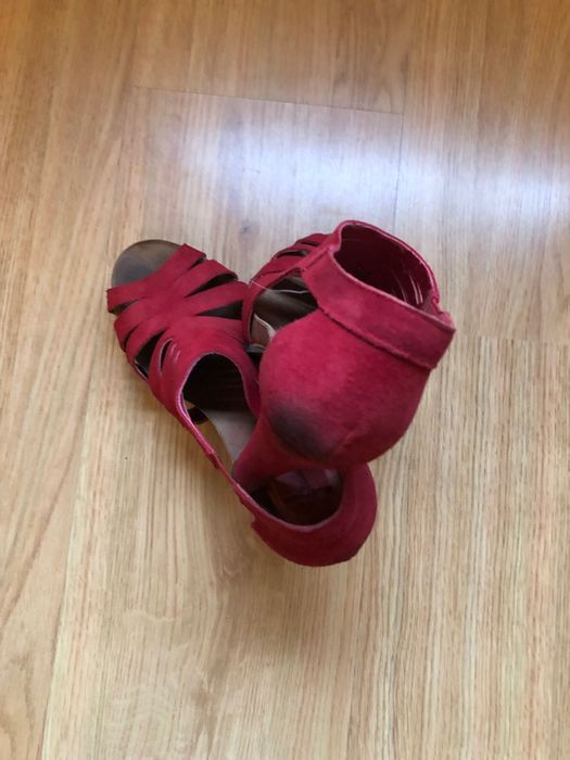 Sandálias bordeaux