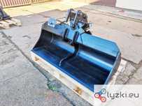 Łyżka skarpowa wychylna mini 2-3.5T koparka 120cm Hardox 500