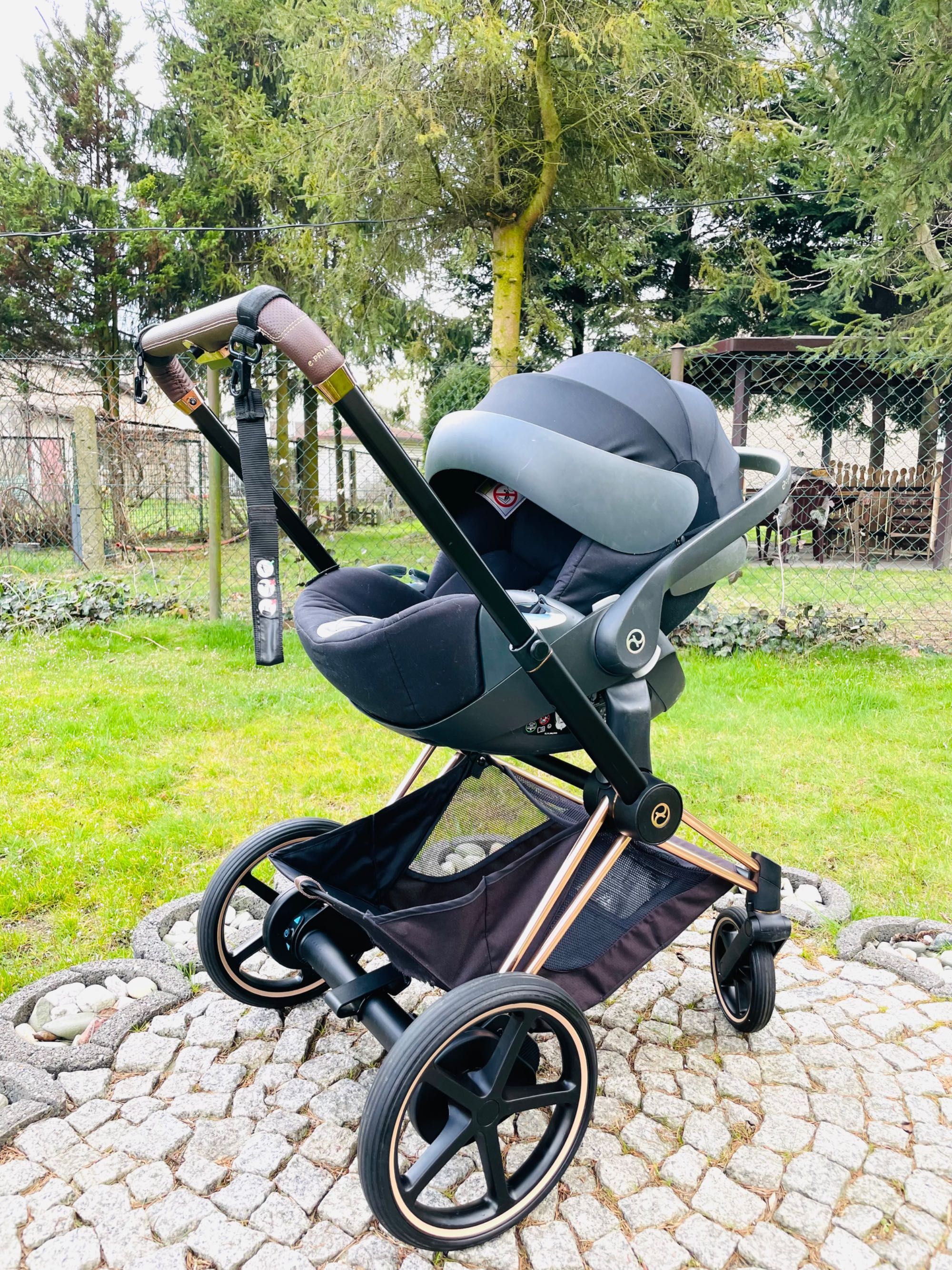 Cybex e- priam - cały zestaw :) NOWY STELAŻ!!!