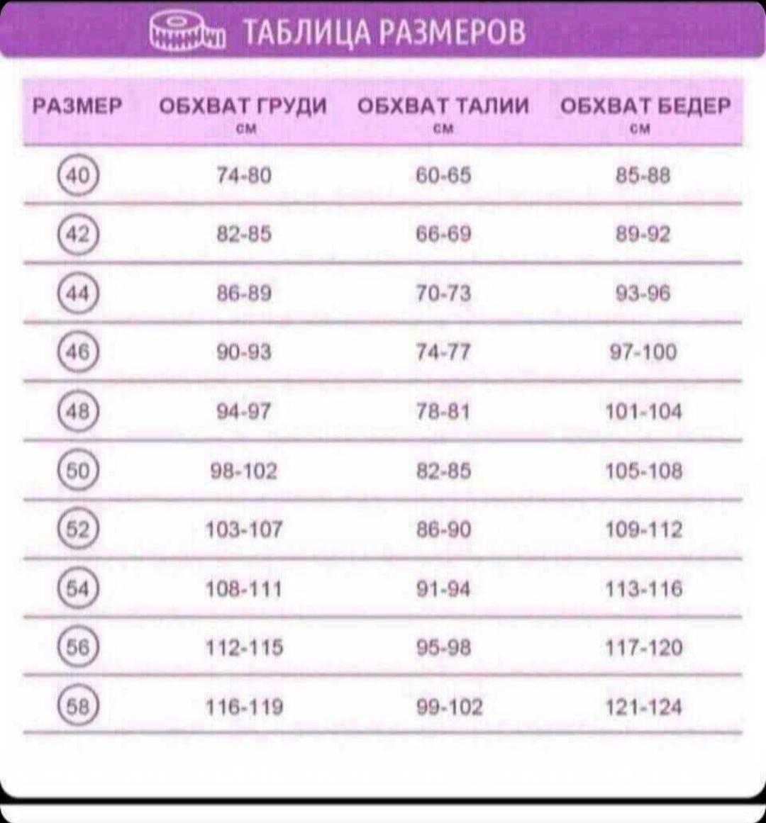 Літній костюм льон (заміри виробу в таблиці)