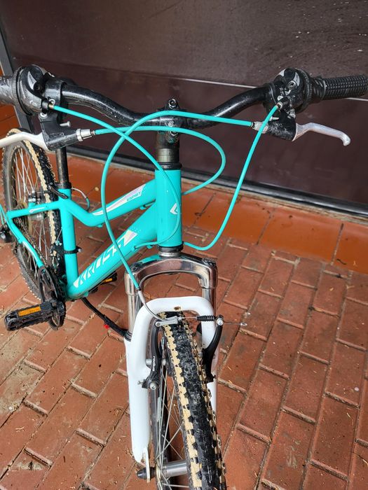Rower 24 cale turkusowy
