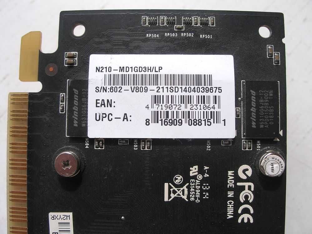 Відеокарта NVidia GeForce G210 (1 ГБ DDR3)