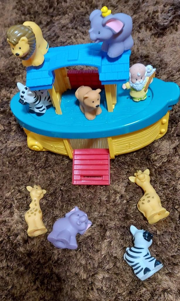 Zabawka Arka Noego firmy Fisher Price kolekcja Little People.Stan bdb