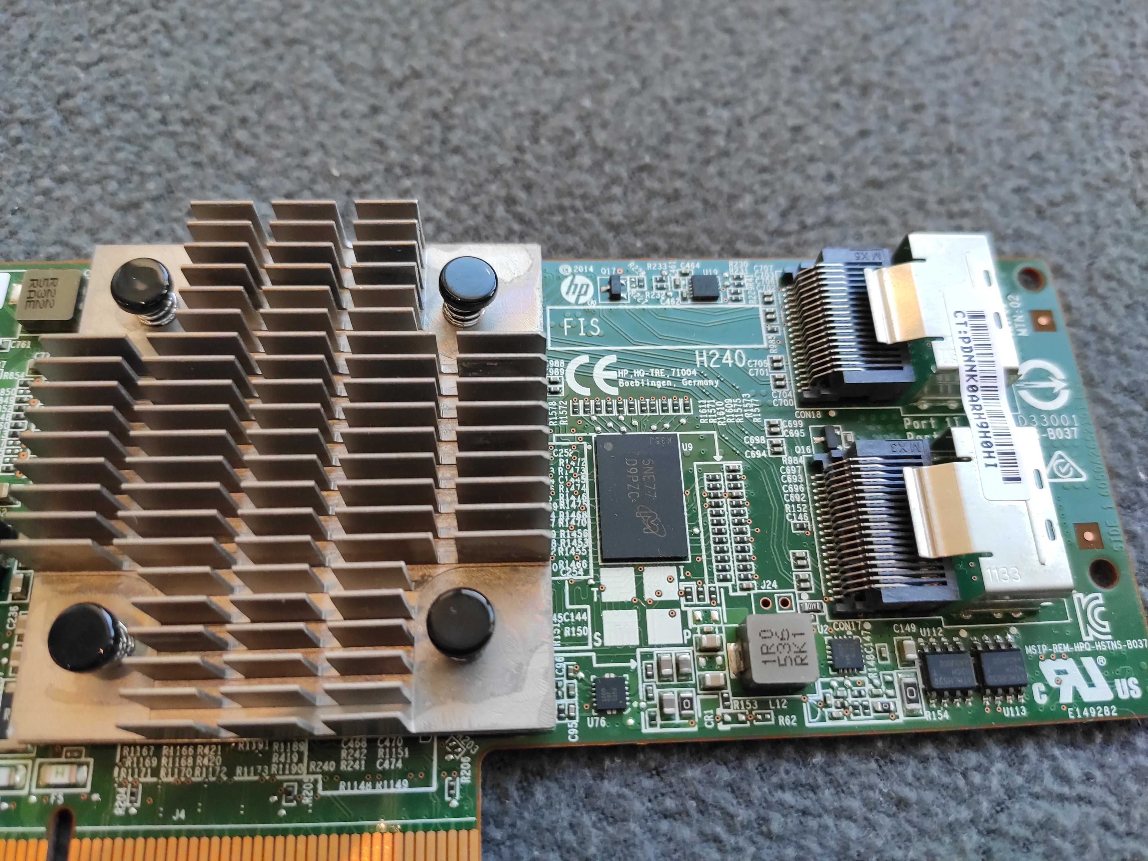 HPE H240 SAS-3 12Gbps HBA Host Bus Adapter - 726907-B21 779134-001