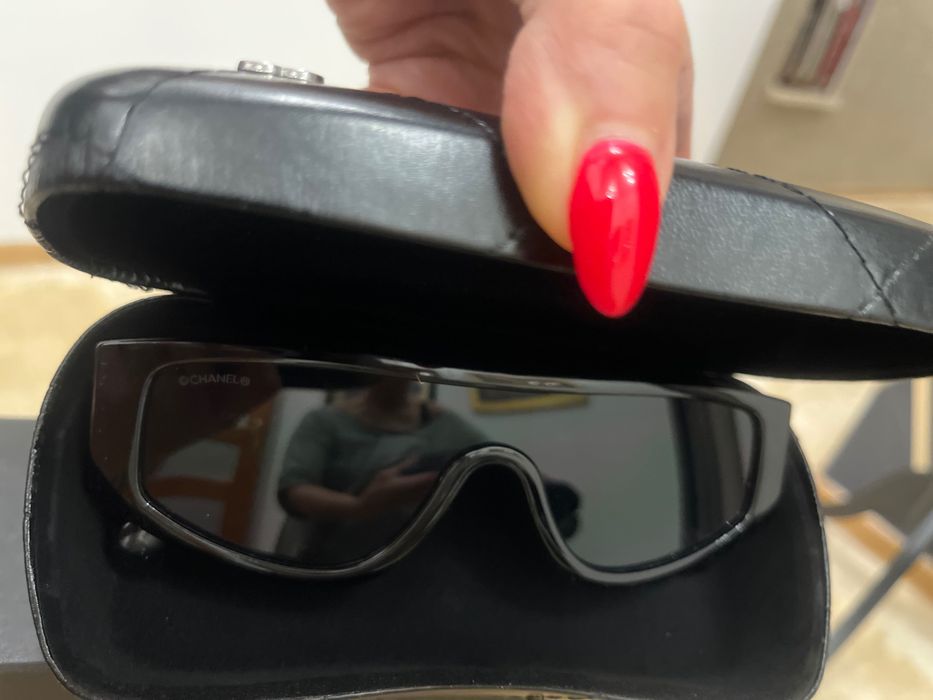 Chanel okulary przeciwsłoneczne czarne