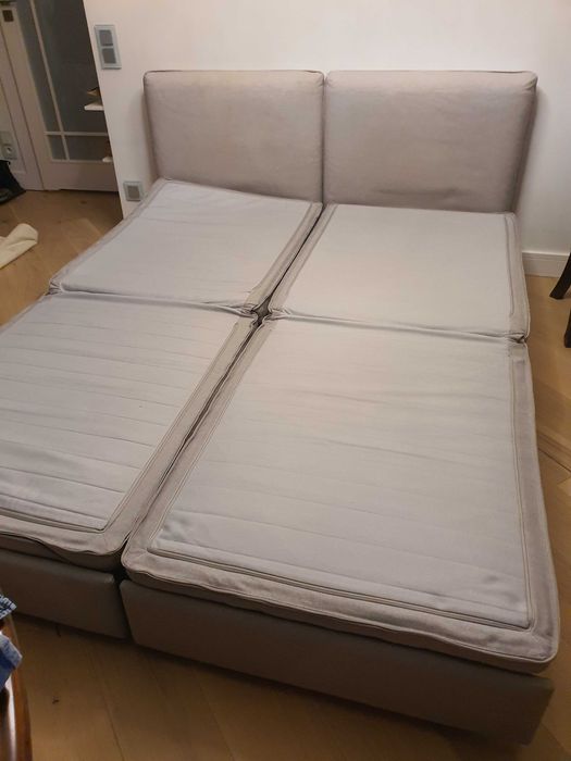 Kanapa, sofa, pufa z oparciem, fotel do spania Ikea 2 szt.