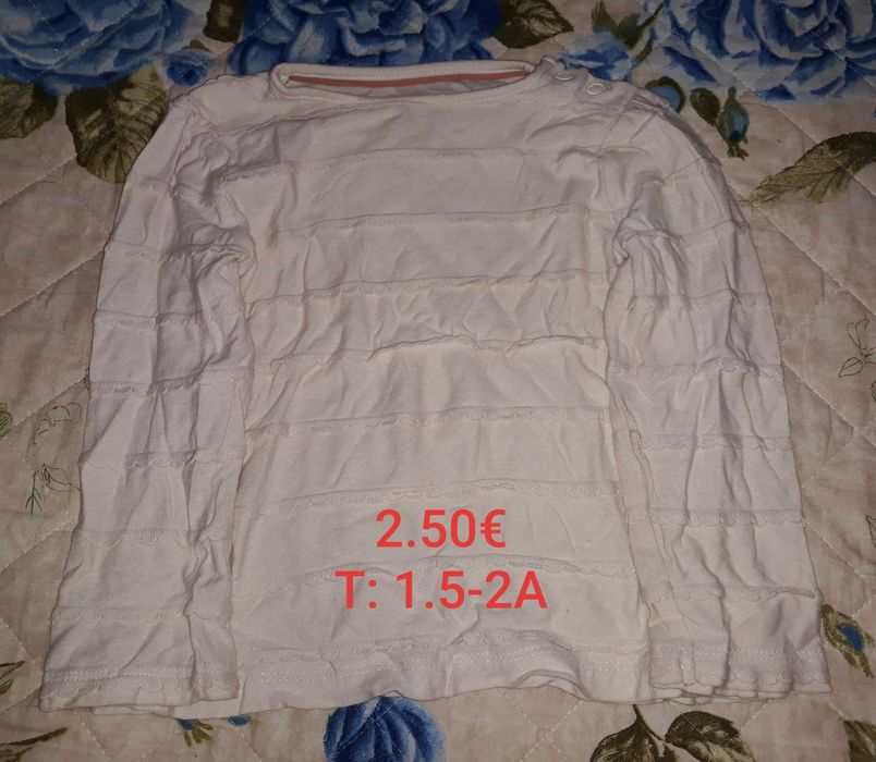 Roupa de menina, tamanho 1.5 a 2 anos.