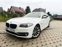 BMW Seria 5 Lift 2.0d 184KM XDrive Modern Line Harman Kardon Head Up Biała Perła