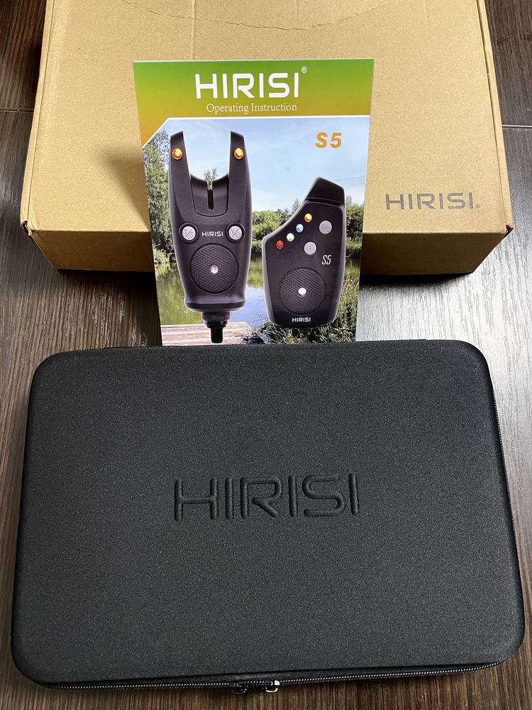 Сигналізатор кльову Hirisi S5 original набір сигналізаторів 4+1