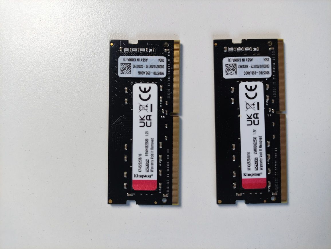 Pamięć RAM SODIMM DDR4 3200MHz Kingston FURY Impact 2x16GB (razem32GB)