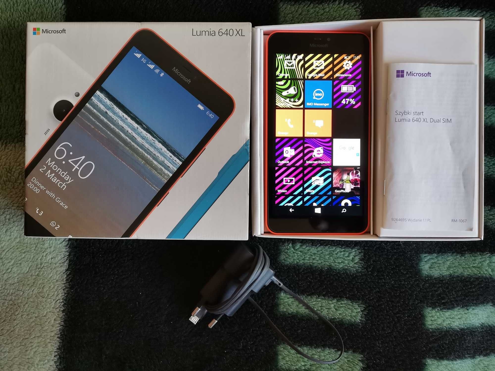 Microsoft Lumia 640 XL Dual SIM Pomarańczowy