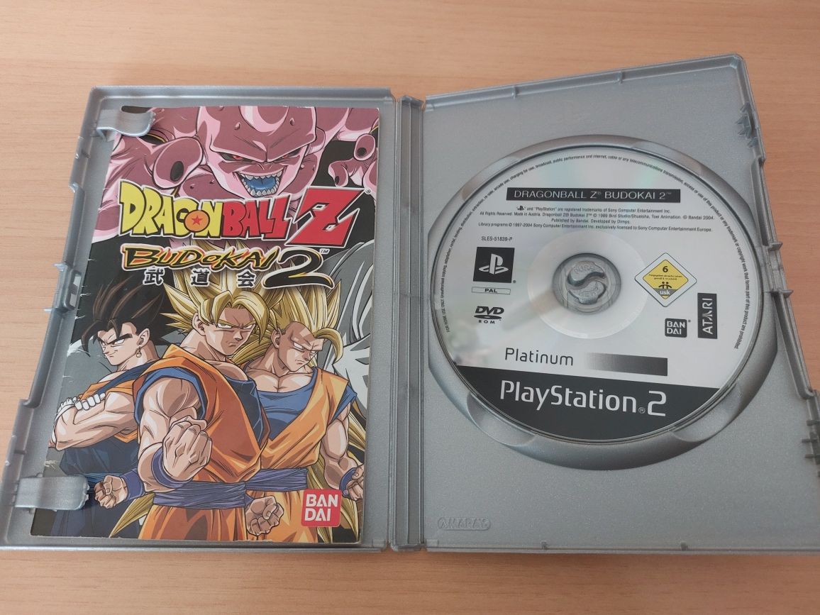 Jogo PS2 ( PlayStation 2 ) Dragon Ball Z Budokai 2 (Bom Estado)