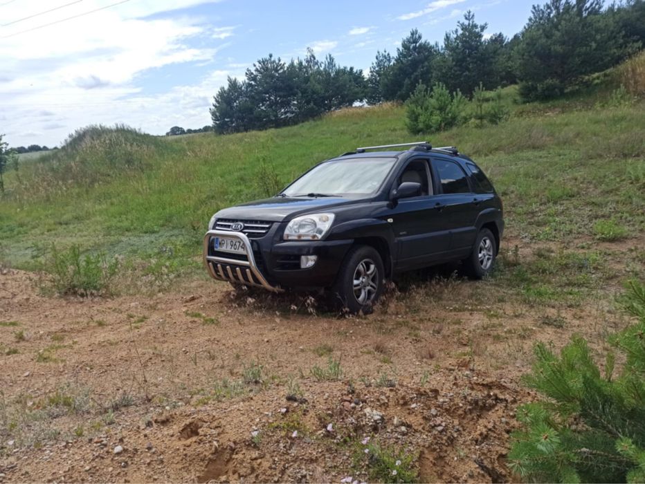 Kia Sportage 2005, 2.7 V6, benzyna + gaz, full opcja