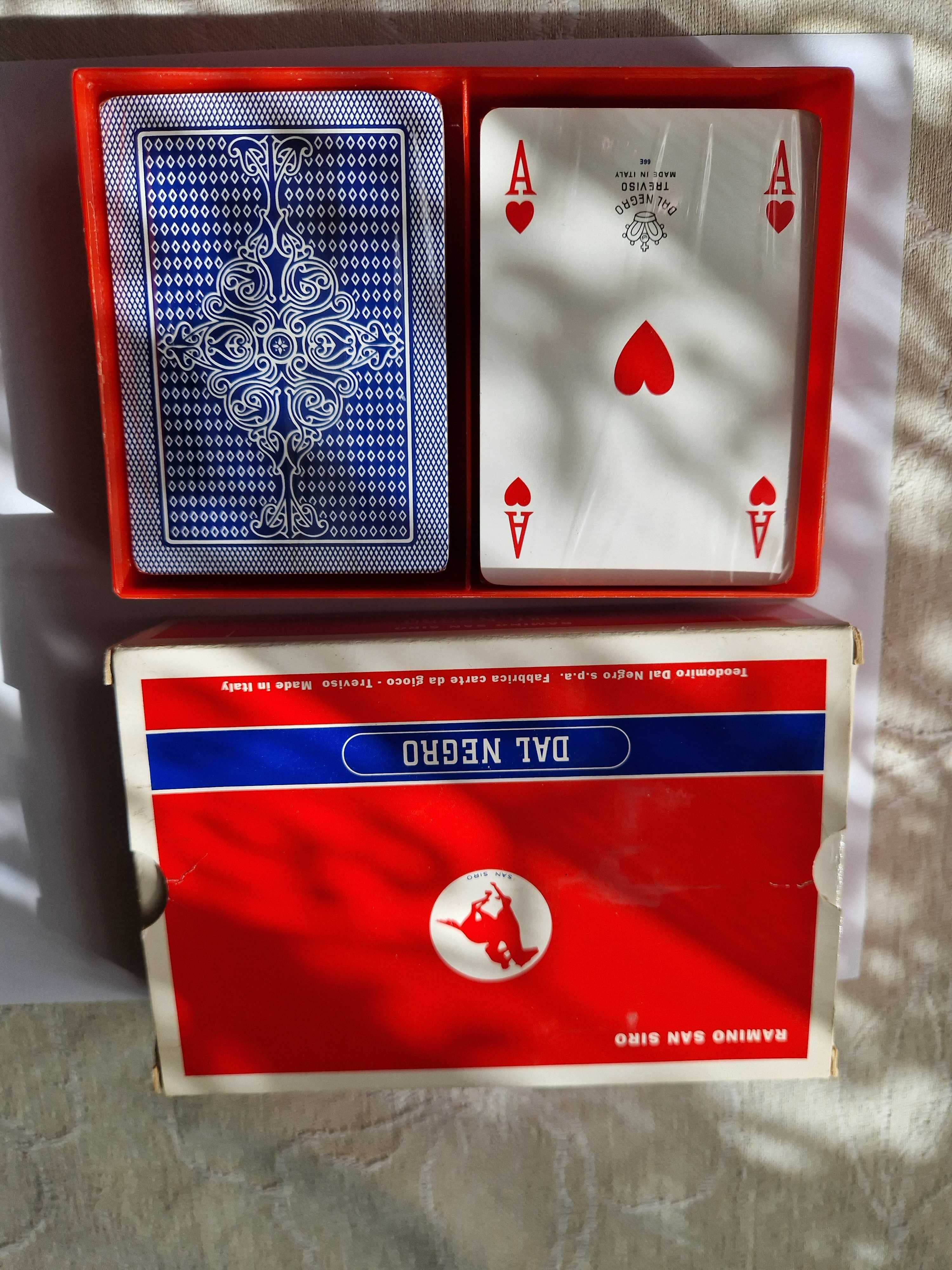Dwie talie kart do gry  Dal Negro  Italy oryginalnie zapakowane